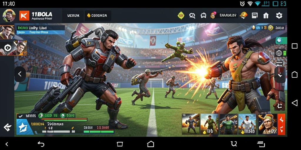 Screenshot menunjukkan antarmuka sederhana dan intuitif dari 11BOLA.