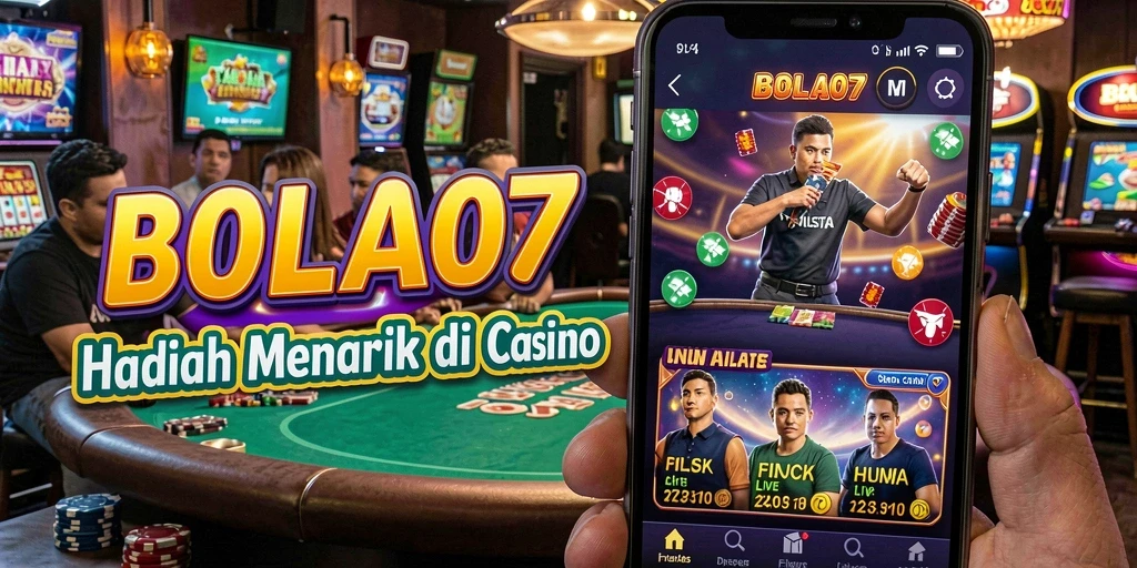 Tampilan gameplay langsung dari BOLA07 yang menarik dan interaktif.