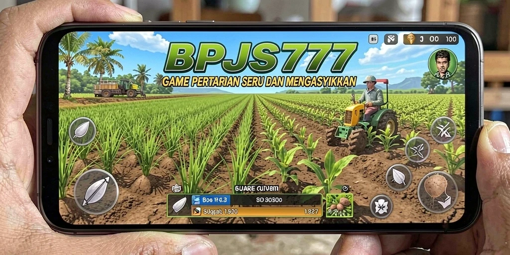 Tangkapan layar gameplay <strong>BPJS777</strong> memperlihatkan aktivitas bertani yang menyenangkan.