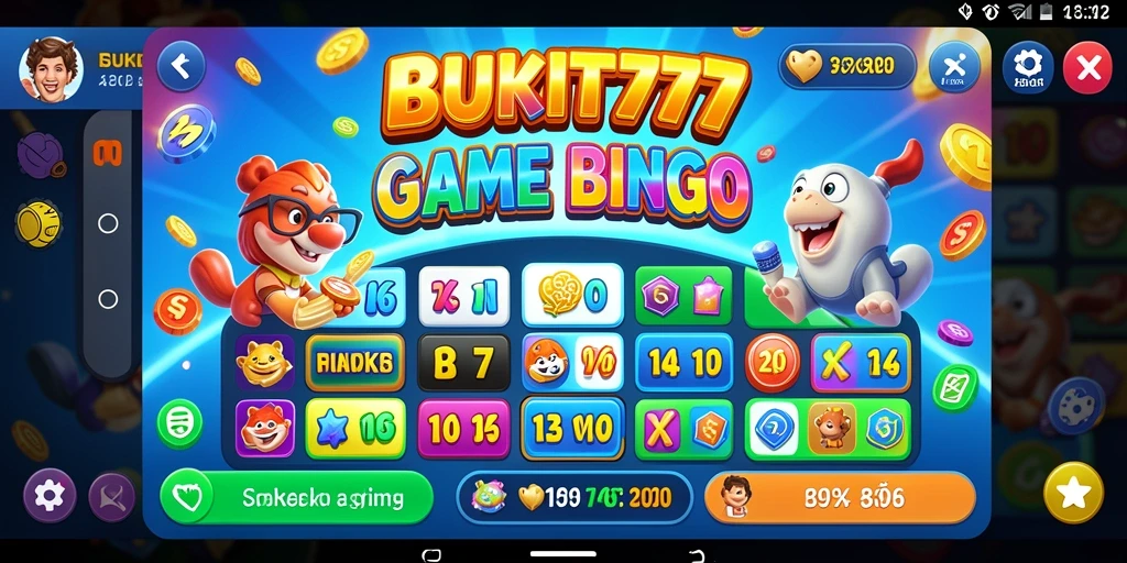 Tampilan gameplay BUKIT777 yang penuh warna dan menarik.