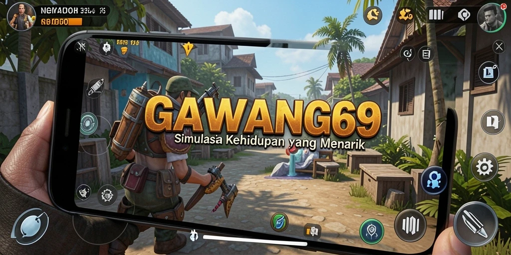 Tampilan gameplay GAWANG69 dengan interaksi karakter yang mendalam.