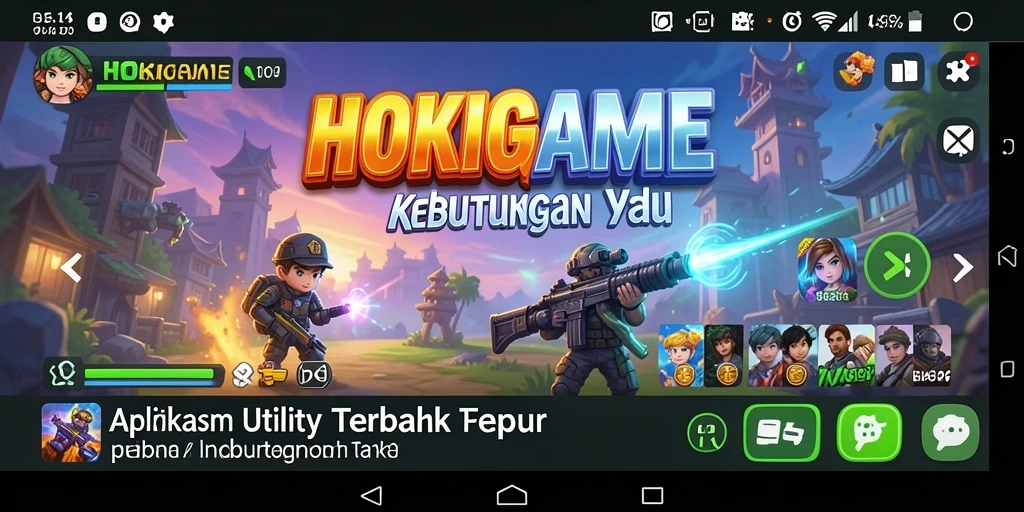 Tampilan antarmuka HOKIGAME yang ramah pengguna dan fungsional.