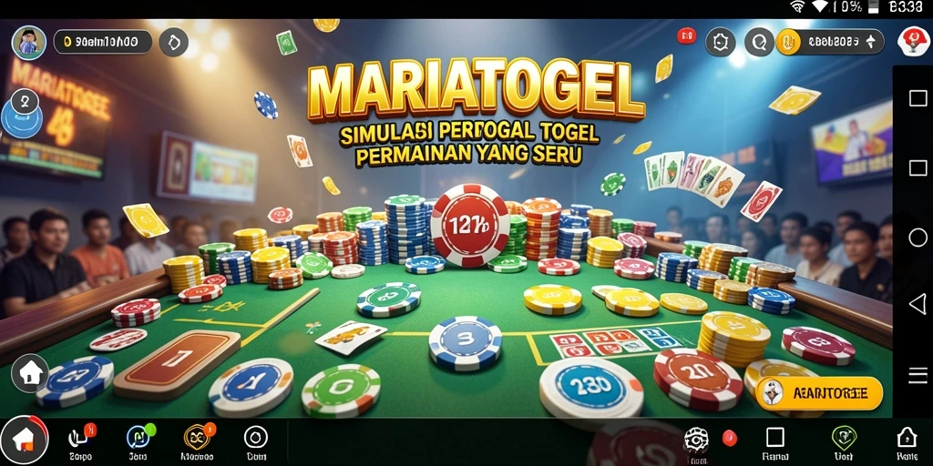 Tampilan gameplay MARIATOGEL yang seru dan interaktif.