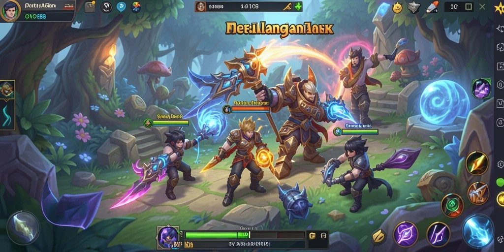 Menampilkan pertempuran epik dalam gameplay ARPG yang mendebarkan.
