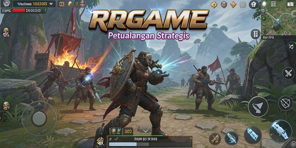 Gameplay RPGAME menampilkan aksi seru dan strategi mendalam.