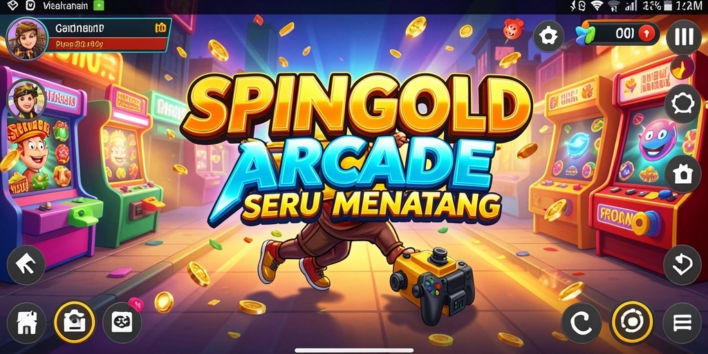 Tampilan gameplay <strong>SPINGOLD</strong> yang mengasyikkan dengan berbagai level menantang.